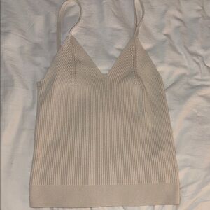 GAP Tan Ribbed Sleeveless Camisole
